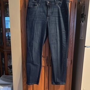 Sonoma Women's Straight Leg Jeans in Dark Blue Denim